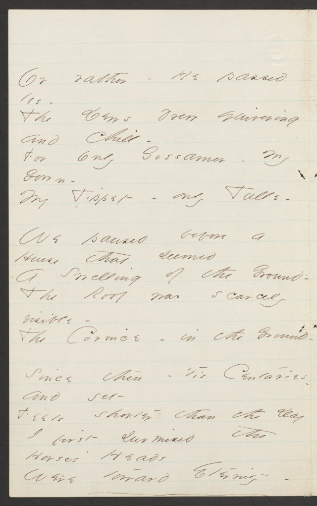 Emily Dickinson's Handwriting